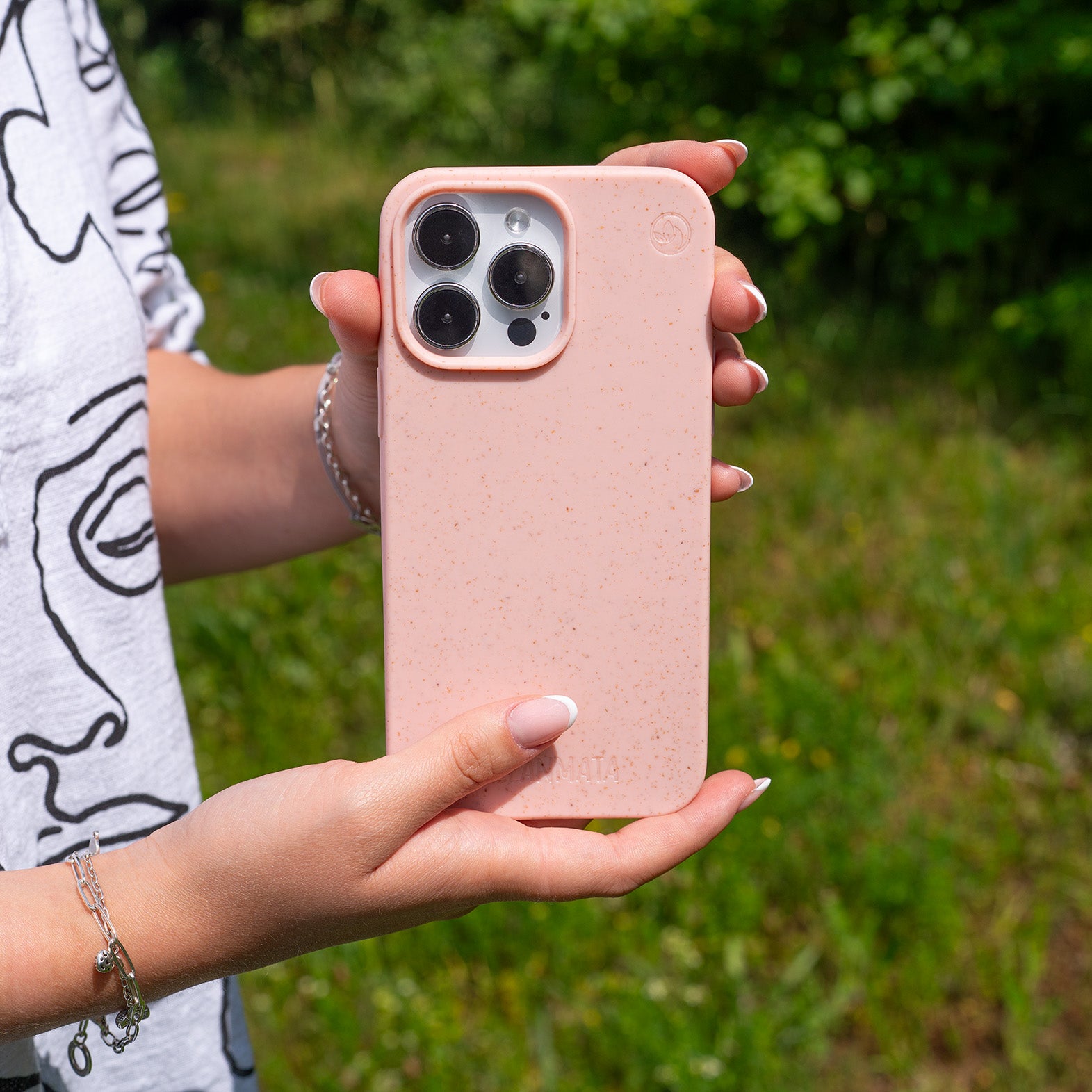 iPhone 15 pro Hülle - rosa - nachhaltig – Ansicht 5