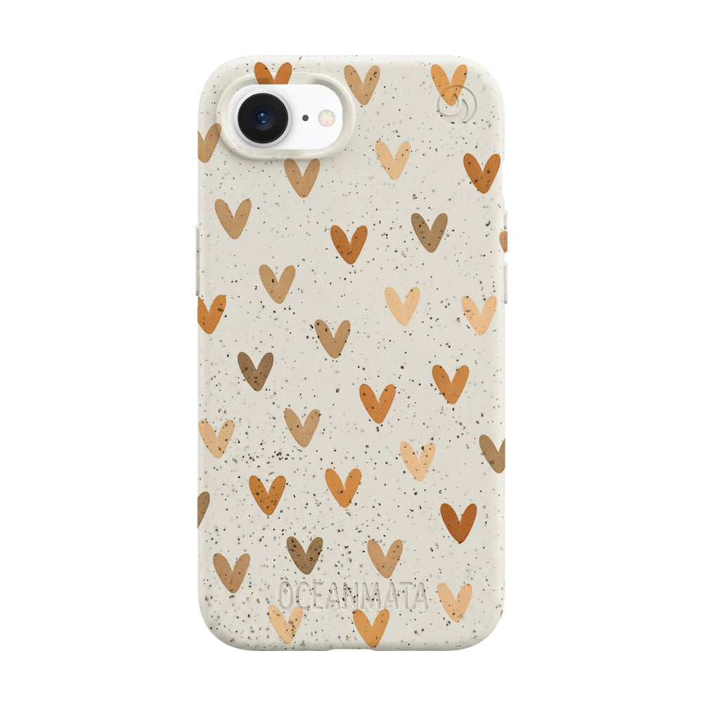 Biologisch abbaubare Handyhülle iPhone 16e Autumnlove — kompostierbar — Vorderseite