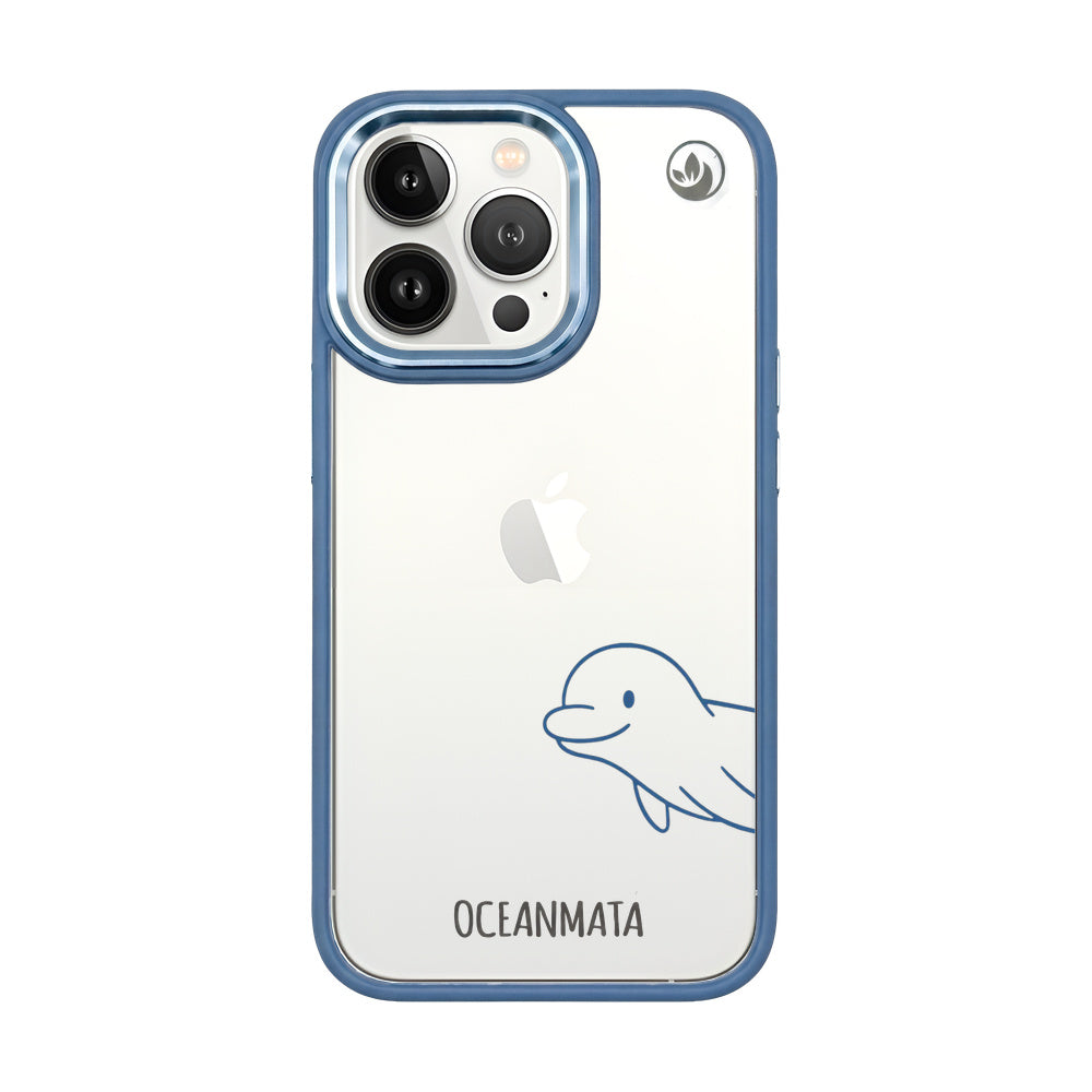 iPhone 13 pro max Hülle - Delfin - "Finni" - nachhaltig