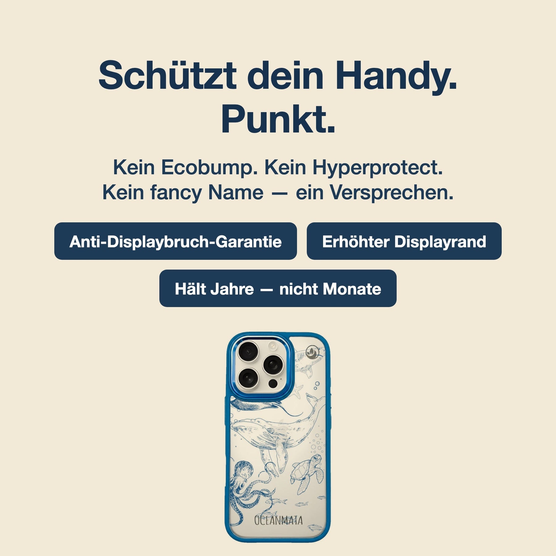 Nachhaltige Handyhülle iPhone 17 Seagull aus Ocean Plastic — Material