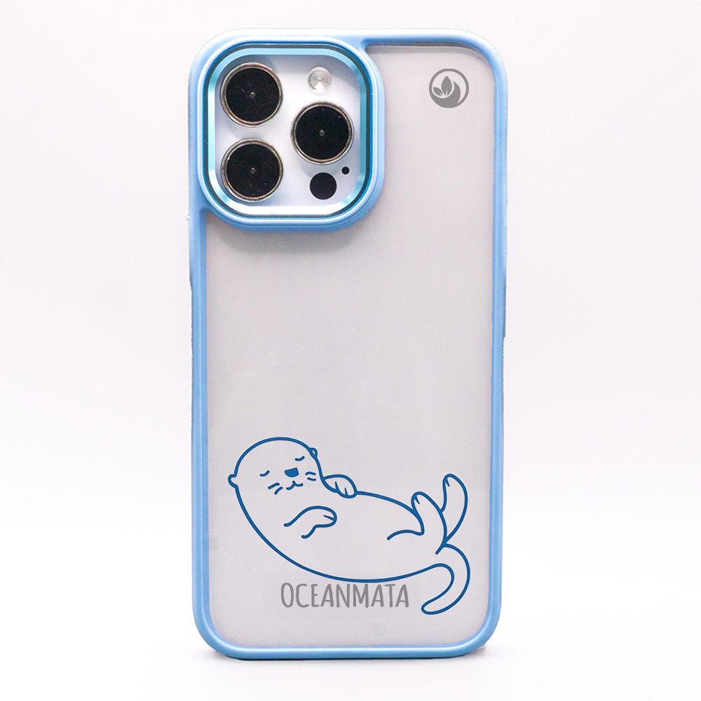 iPhone 13 pro Hülle - Otter blau - nachhaltig