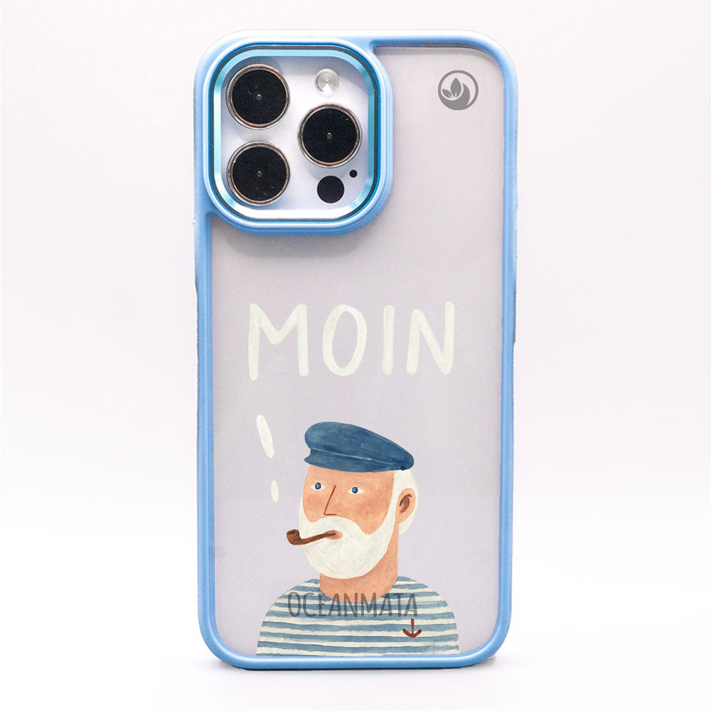 iPhone 11 pro Hülle - Moin blau - "Ostfriese" - nachhaltig