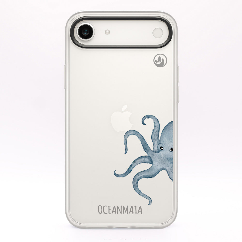 iPhone 17 Air Hülle - Oktopus blau - "TentacleTheory" - nachhaltig