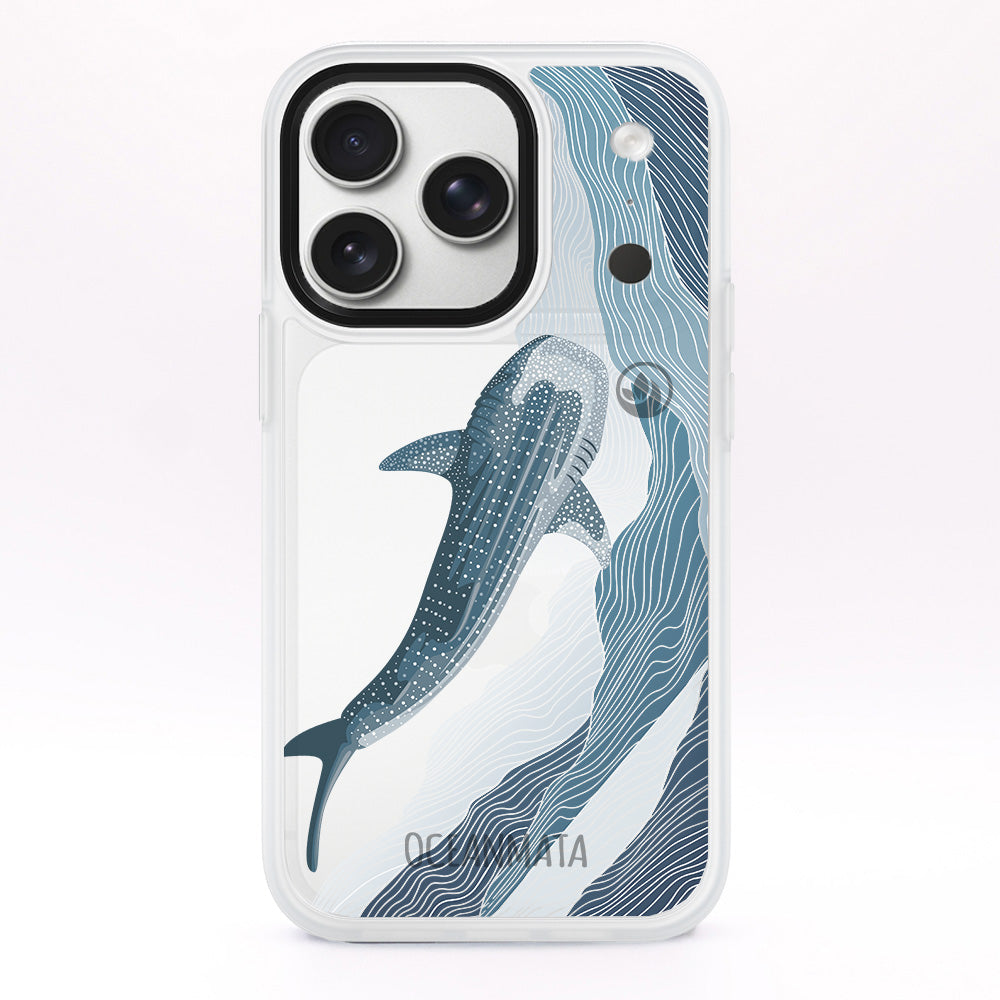 iPhone 17 pro Hülle - Walhai blau - "DeepWater" - nachhaltig