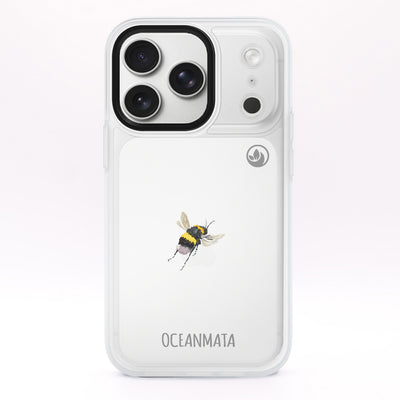 iPhone 18 Pro Max / 17 Pro Max Hülle - Hummel blau - "Bumblebee" - nachhaltig