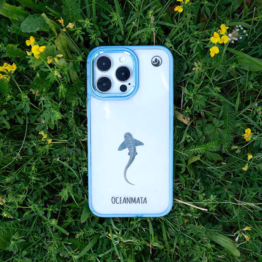 Samsung S24 Hülle - Leopardenhai blau - "BlueLeopard" - nachhaltig