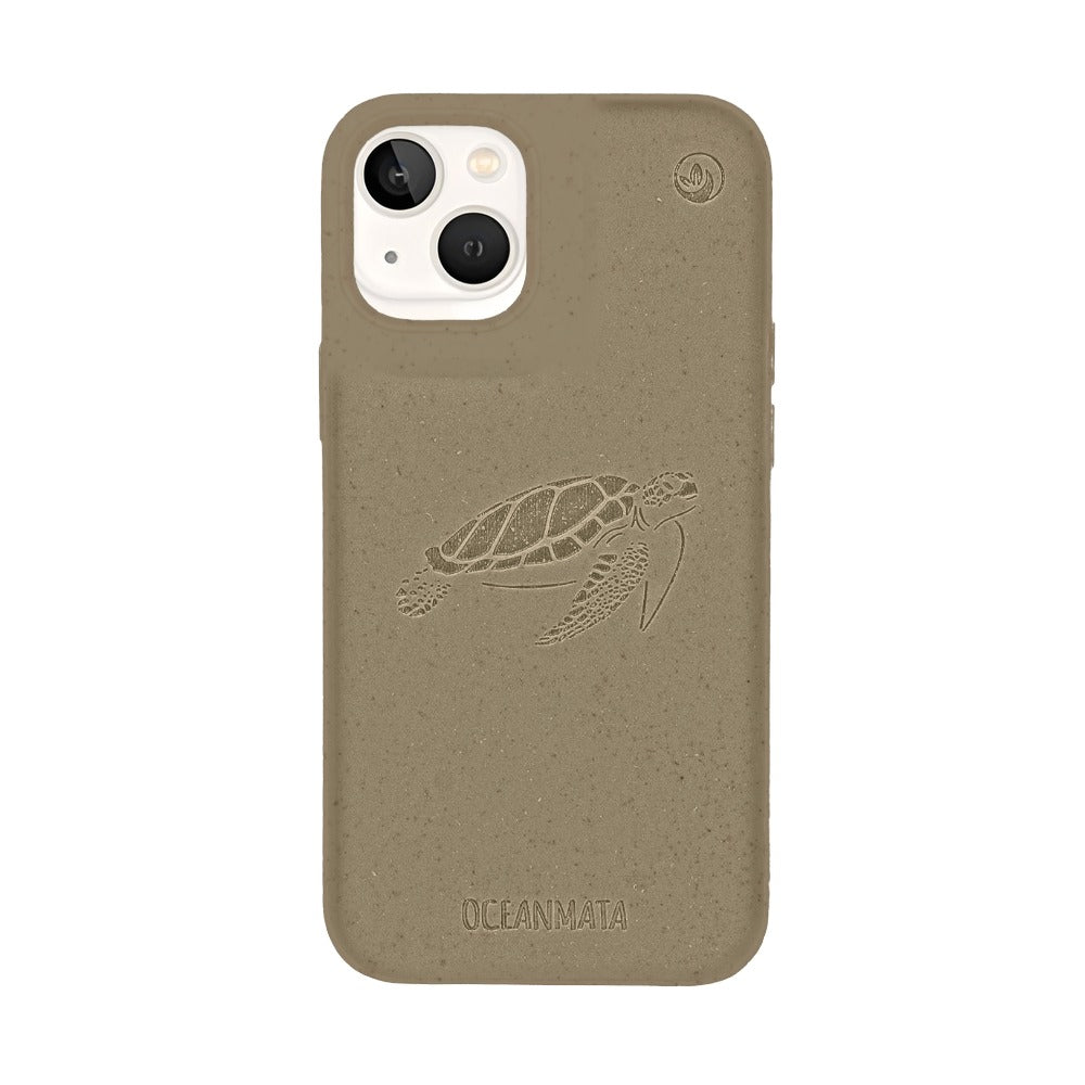 iPhone 12 mini Hülle - grün - "TURTLE" - nachhaltig