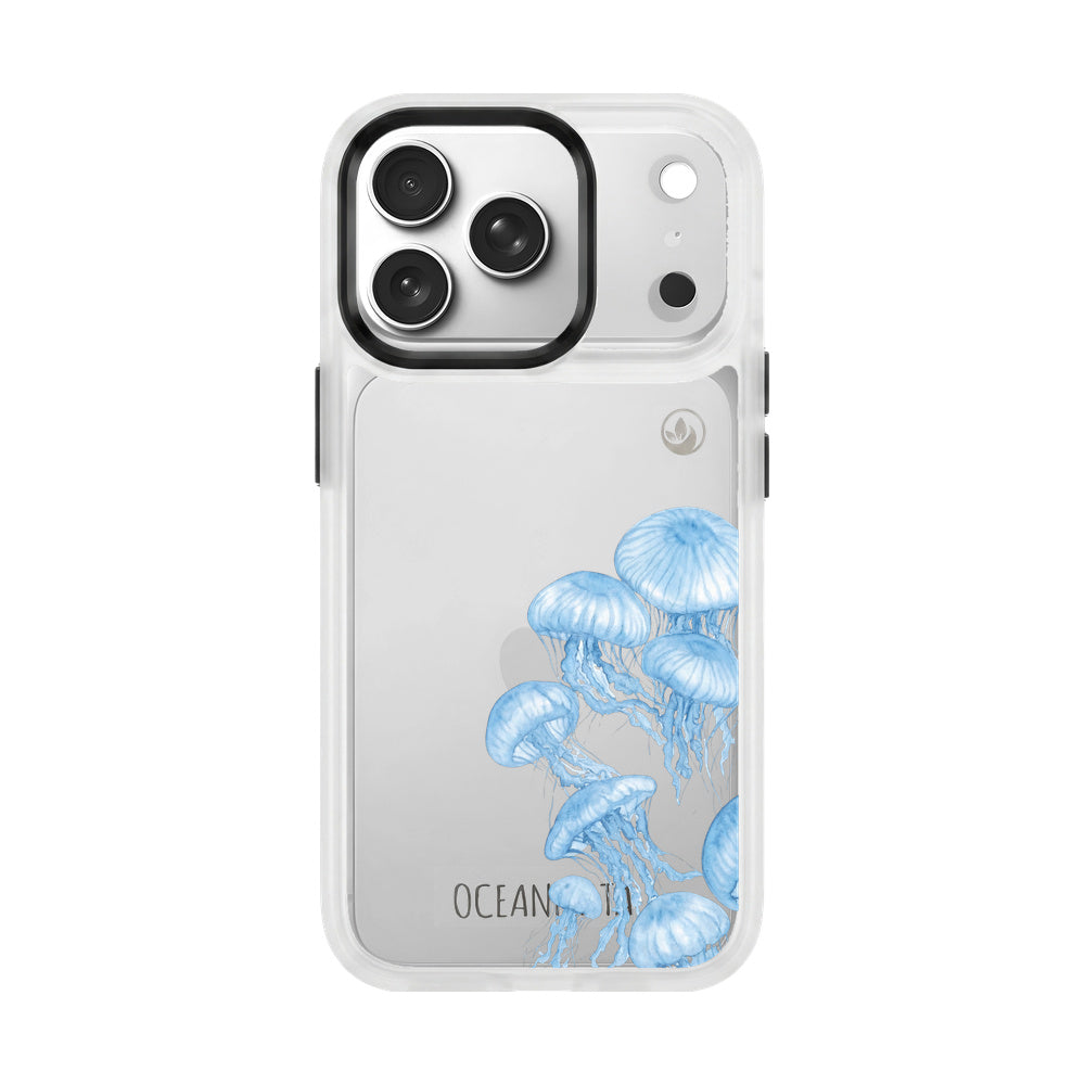 Samsung S26+ Hülle - qualle blau - "Jellies" - nachhaltig
