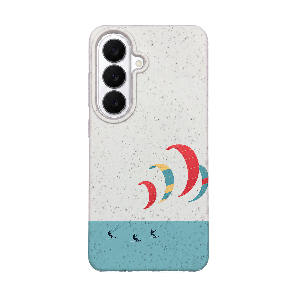 Samsung S26 Case - Kite White - "Kitesurf" - sustainable