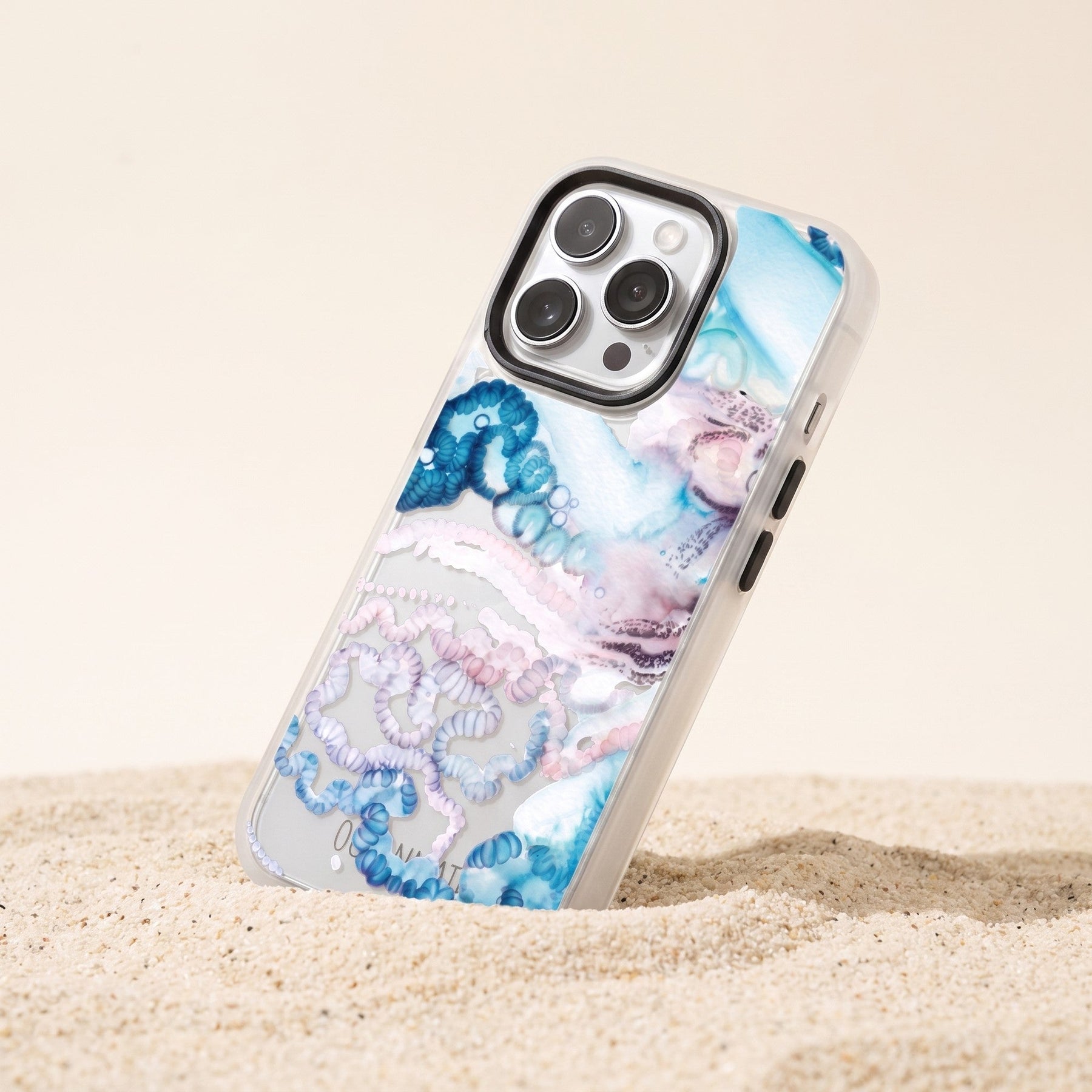 Nachhaltige Handyhülle iPhone 18 Pro / 17 Pro Menowar aus Ocean Plastic — Freisteller