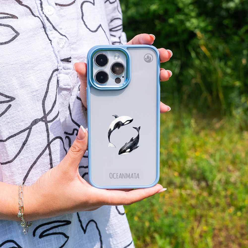 Samsung S25+ Hülle - Orca blau - "OrcaFlow" - nachhaltig