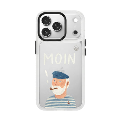iPhone 18 Pro Max / 17 Pro Max Hülle - Moin blau - "Ostfriese" - nachhaltig