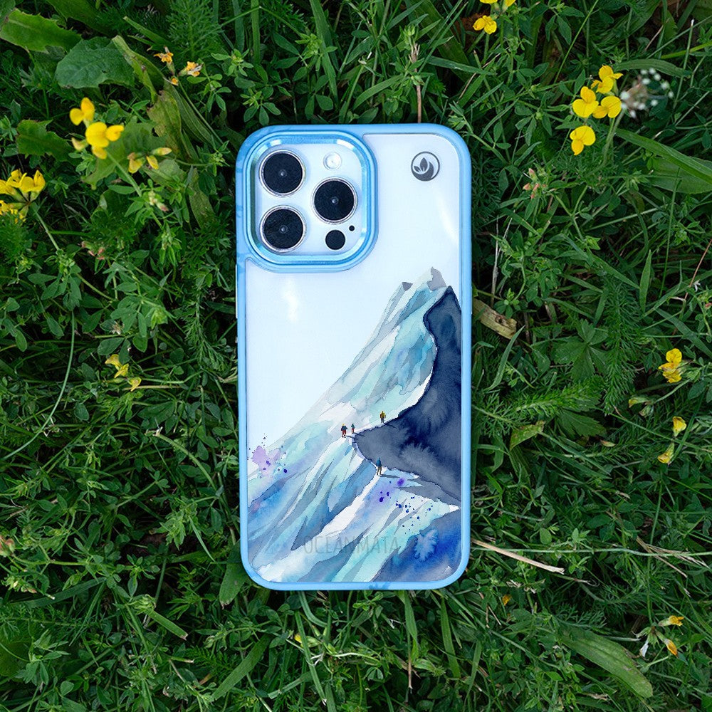 Nachhaltige Handyhülle iPhone 16e Mountainblue — Bonus