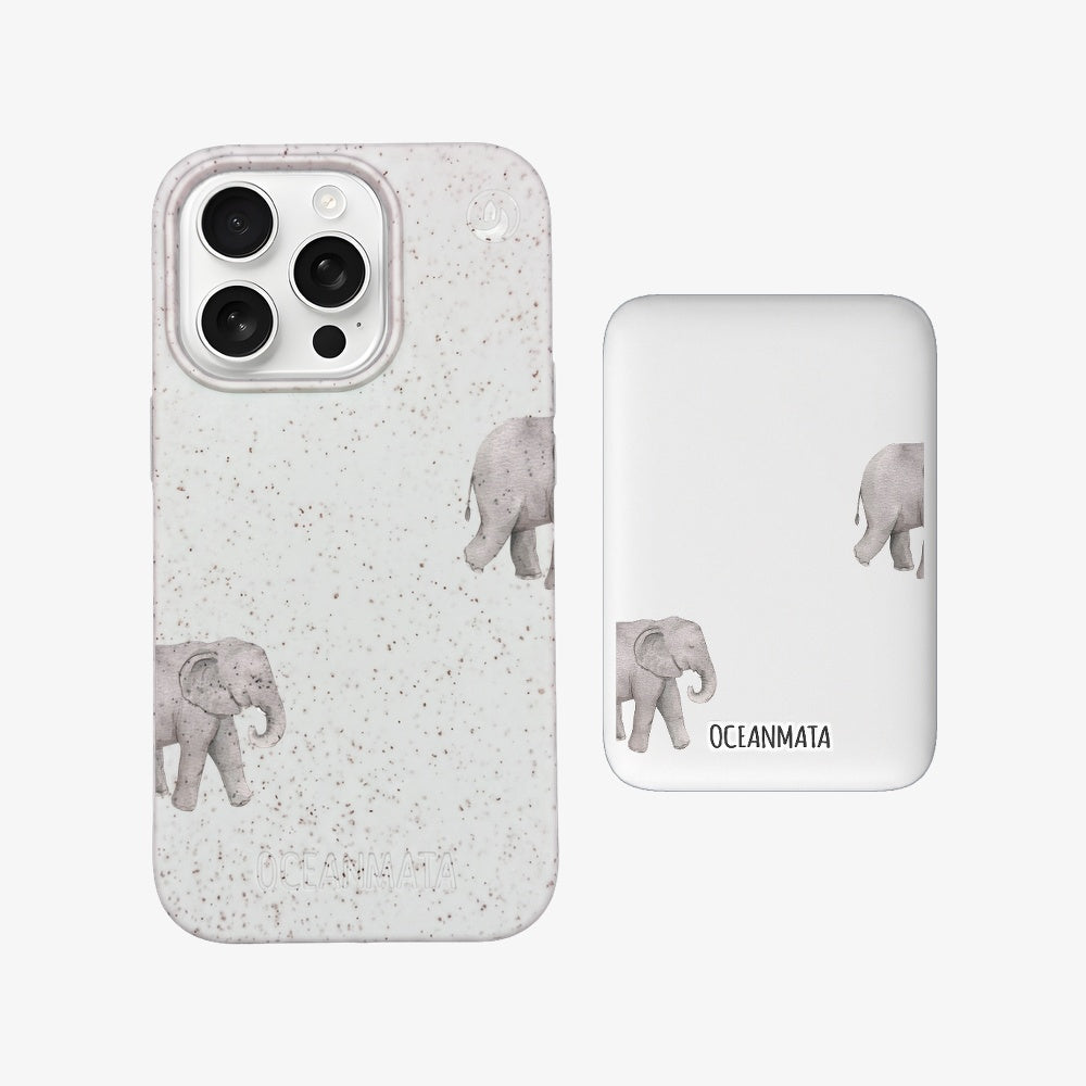 Powerbank MagSafe - "Ele-Fant" - nachhaltig