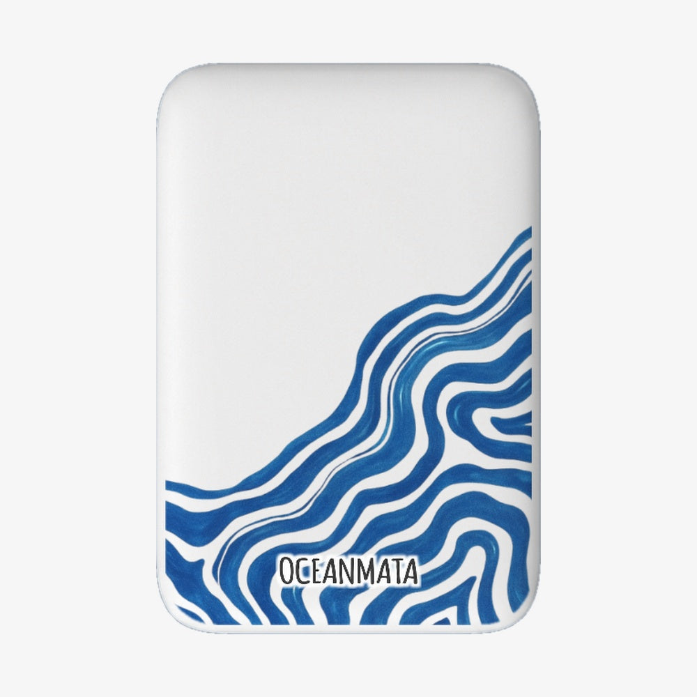 Powerbank MagSafe - "Summerwave" - nachhaltig