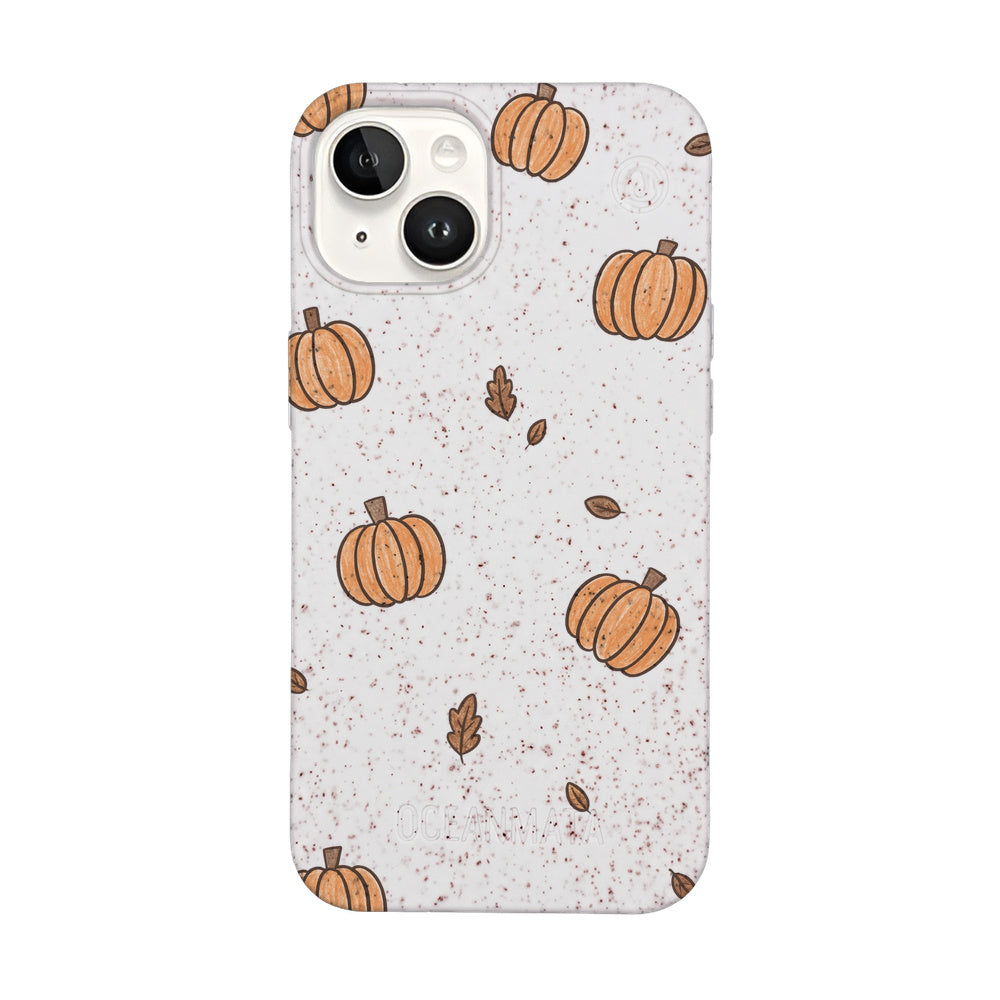 Biologisch abbaubare Handyhülle iPhone 14 Pumpkin — kompostierbar — Vorderseite