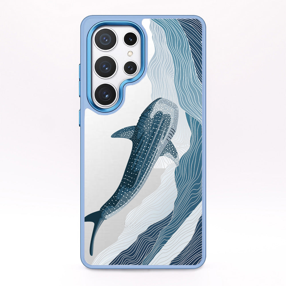 Samsung S24 Hülle - Walhai blau - "DeepWater" - nachhaltig