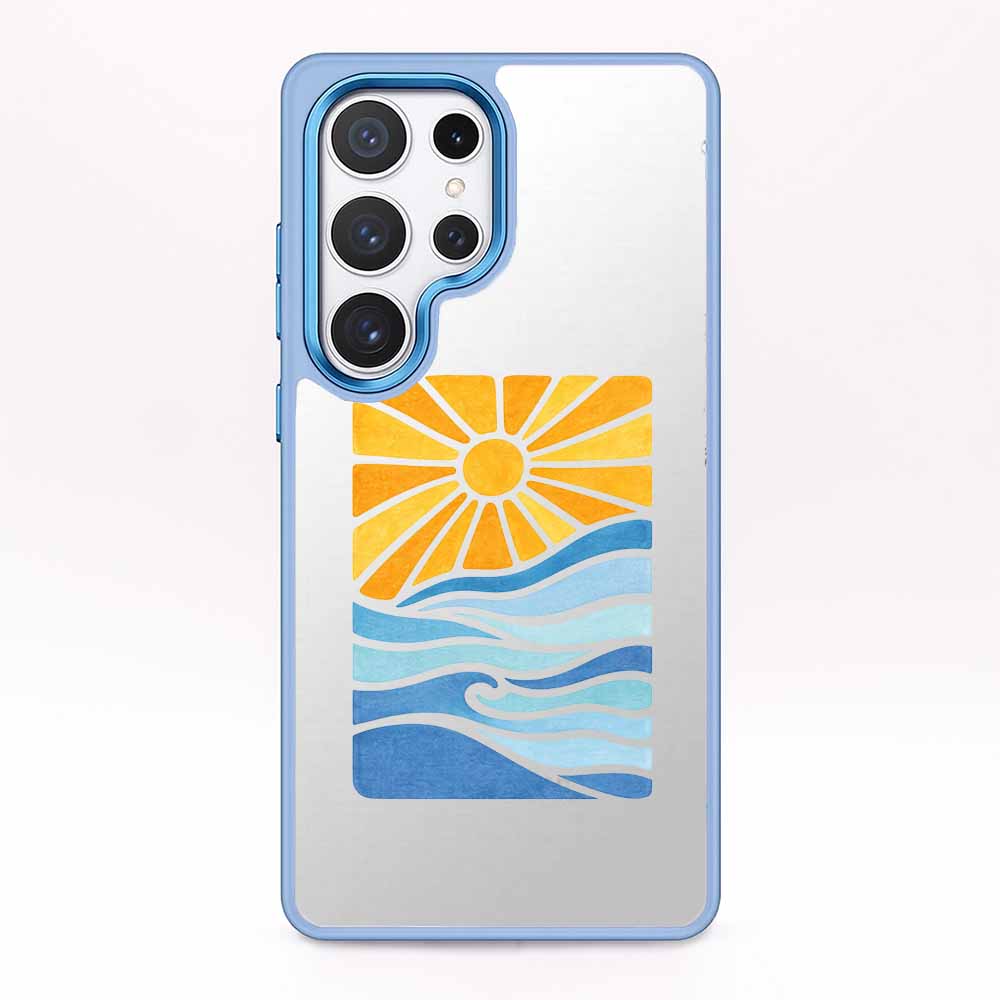 Samsung S24 Hülle - Meer blau - "Sun&Sea" - nachhaltig