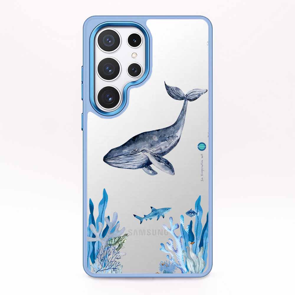 Samsung S25 Ultra Hülle - Meer blau - "Ocean" - nachhaltig
