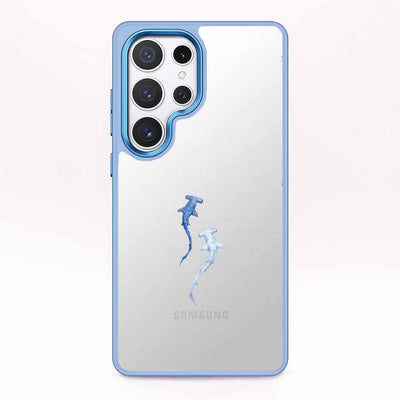Samsung S24 Case - shark blue - "Hammerhead" - sustainable