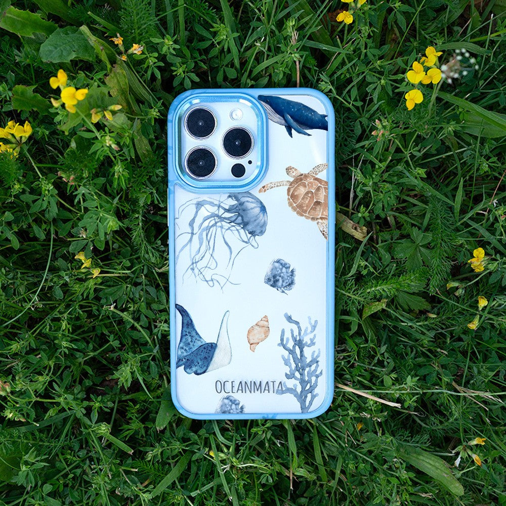 Nachhaltige Handyhülle iPhone 18 Pro / 17 Pro Turtleandfriends aus Ocean Plastic — Bonus