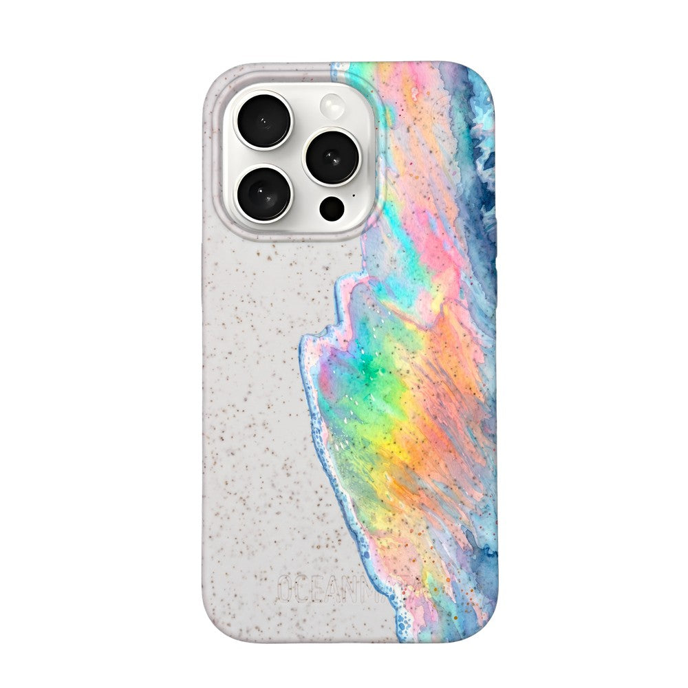Biologisch abbaubare Handyhülle iPhone 15 pro max Waveofpride — kompostierbar — Vorderseite