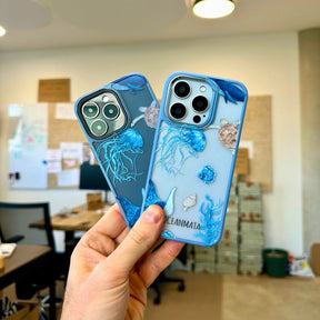 iPhone 16 pro Hülle - Schildkröte bunt - "Turtle & Friends" - nachhaltig