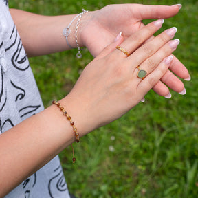 Armband gold - "Agate Stone" Edition
