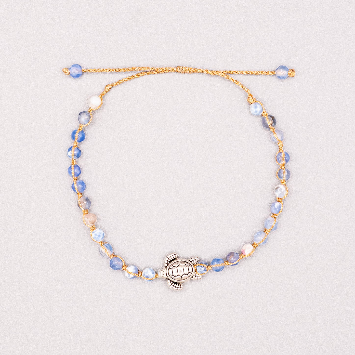 Armband türkis - "Blue Ocean Turtle Stone" Edition