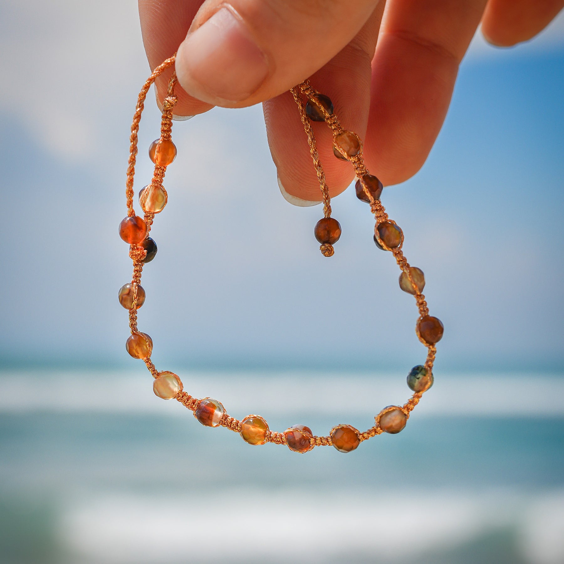 Armband gold - "Agate Stone" Edition