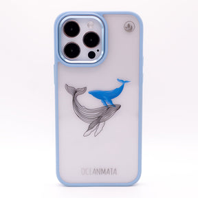 iPhone 13 pro max Hülle - Wal blau - "BlueWhale" - nachhaltig
