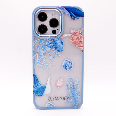 iPhone 18 Pro / 17 Pro Hülle - Schildkröte bunt - "Turtle & Friends" - nachhaltig