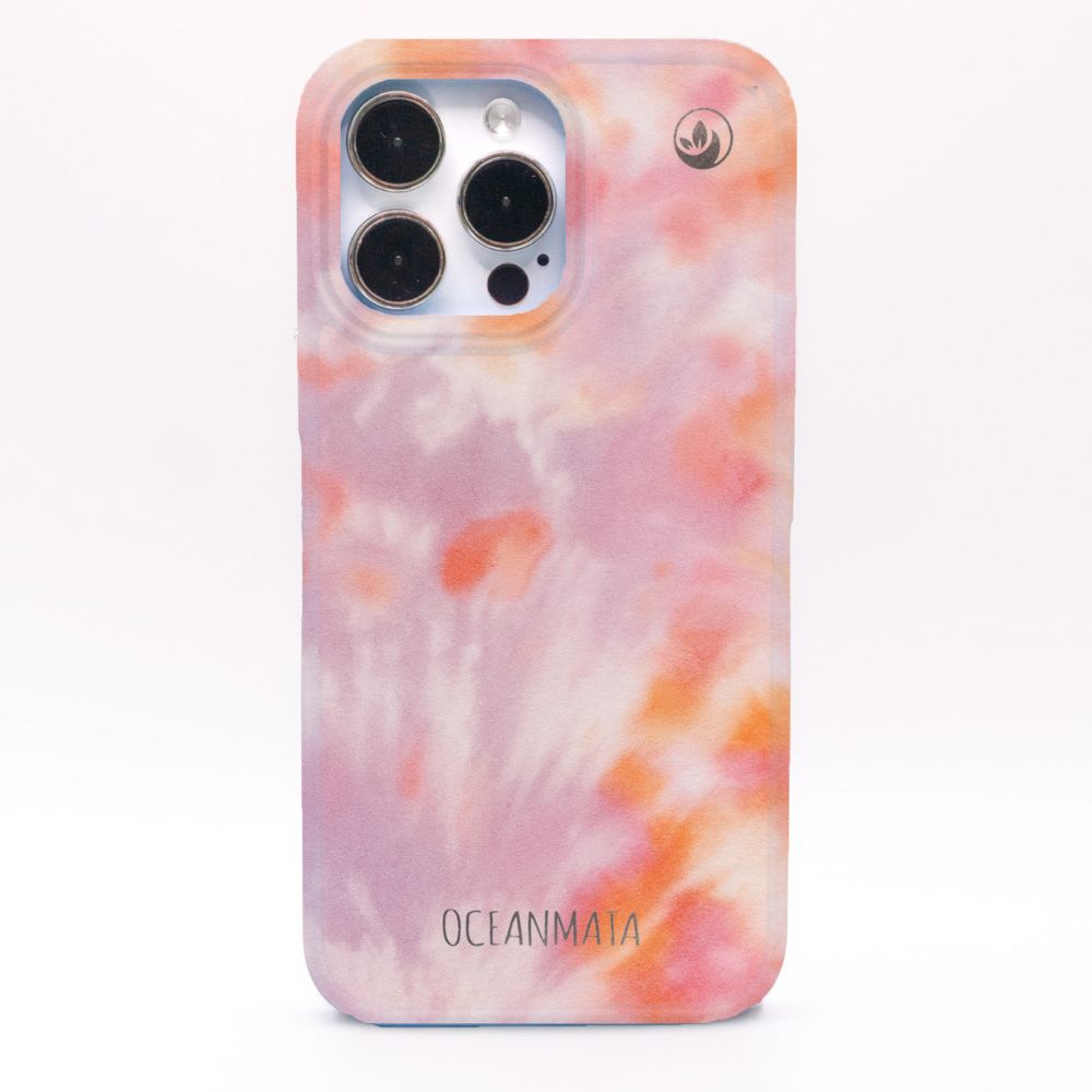 iPhone 12 pro / iPhone 12 hoesje - koraaloranje - "Coralful" - duurzaam