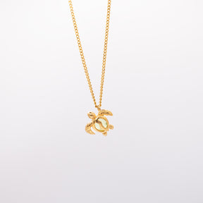 Halskette "GREEN TURTLE"