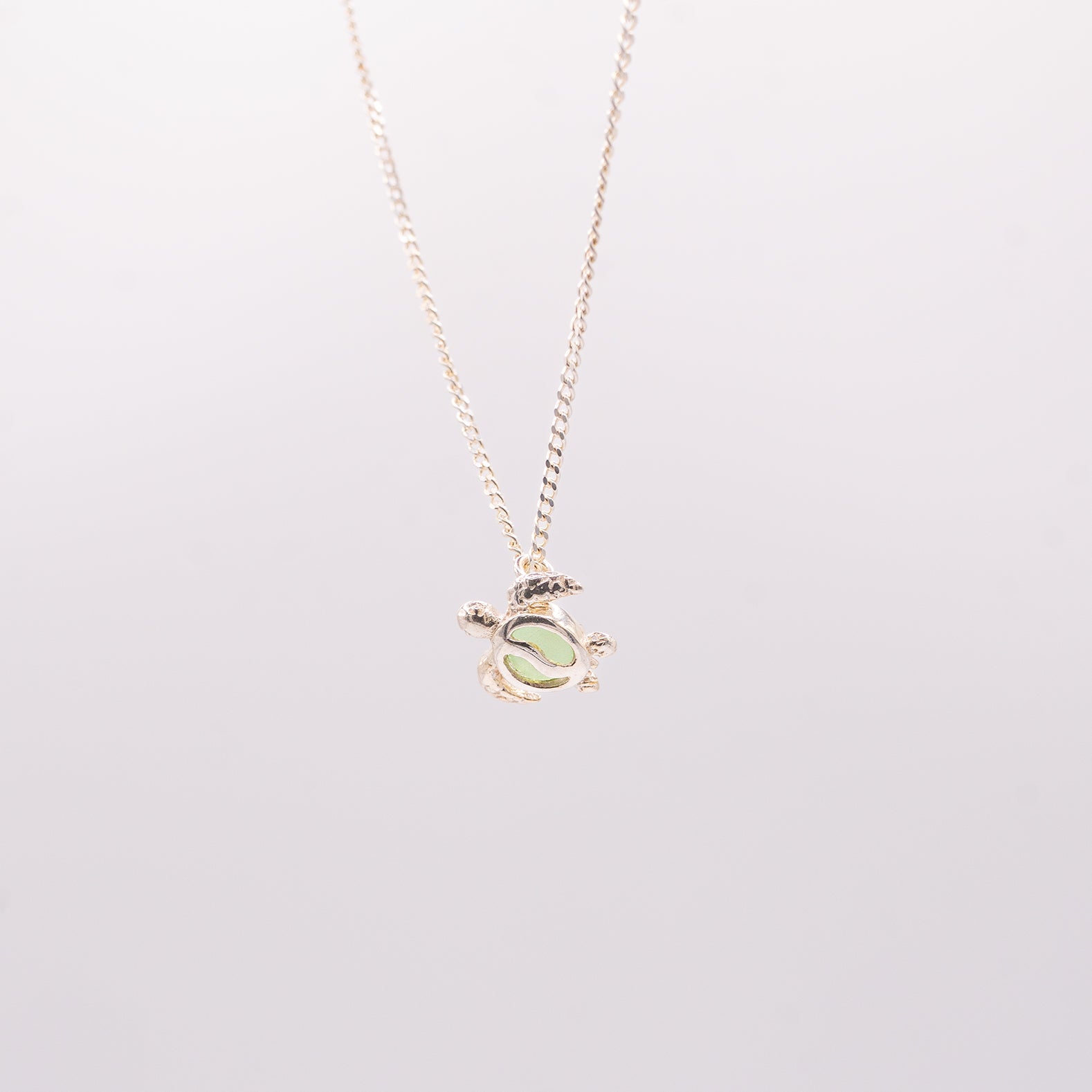 Halskette "GREEN TURTLE"