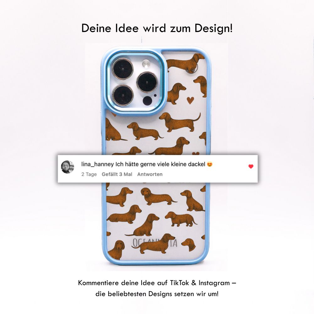 iPhone 16e  Hülle - Dackel - "Dackel" - nachhaltig