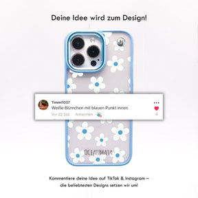 iPhone 14 pro max Hülle - Blumen - "Ocean Bloom" - nachhaltig