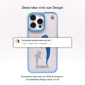 iPhone 17 pro Hülle - Walhai blau - "Walhai" - nachhaltig