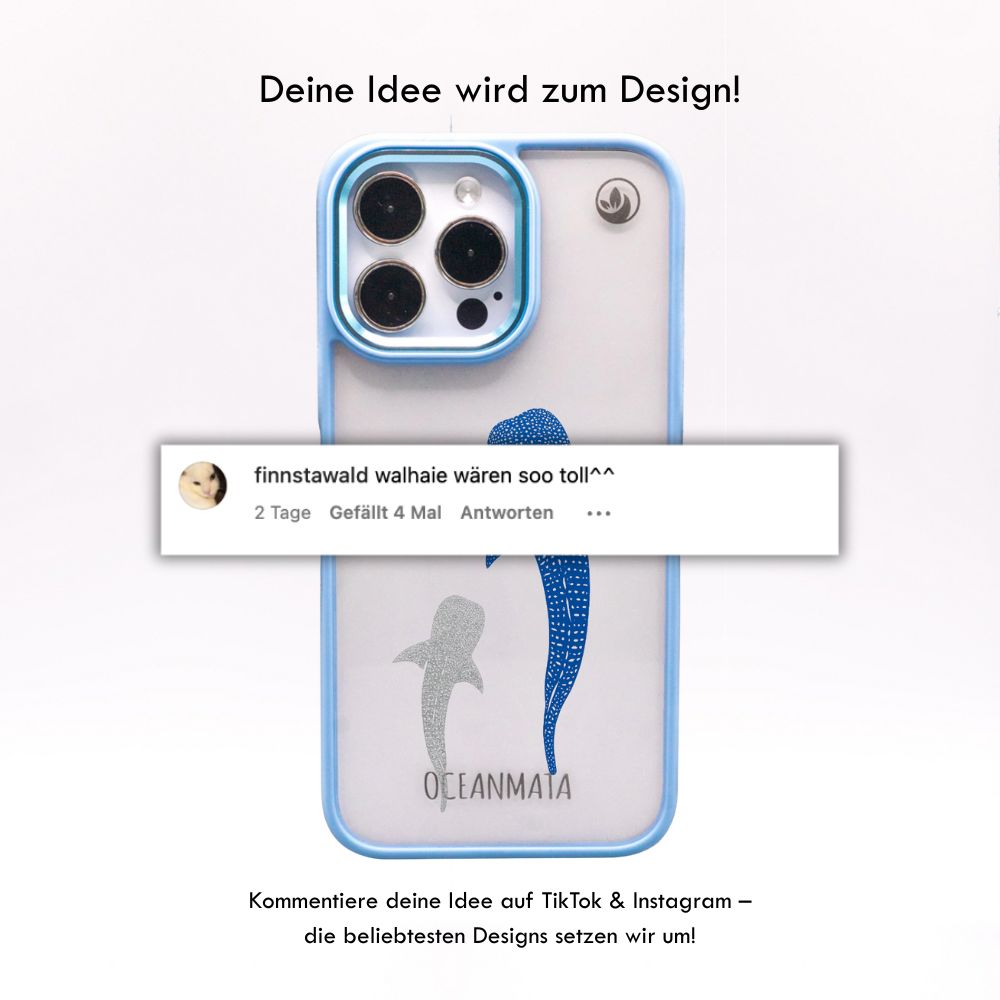 Samsung S24+ Hülle - Walhai blau - "Walhai" - nachhaltig
