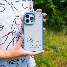 iPhone 14 pro max Hülle - Otter blau - nachhaltig