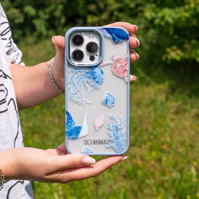 iPhone 14 pro max Hülle - Schildkröte bunt - "Turtle & Friends" - nachhaltig