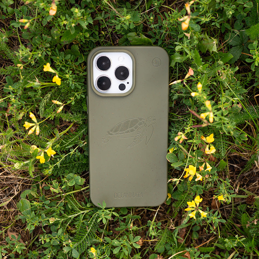 iPhone Xs max Hülle - grün - "TURTLE" - nachhaltig – Ansicht 4