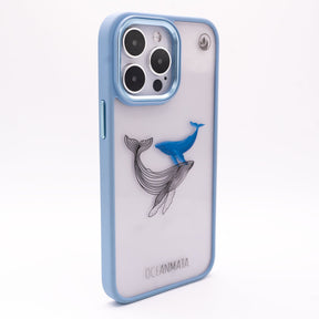 iPhone 13 pro Hülle - Wal blau - "BlueWhale" - nachhaltig