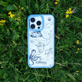 iPhone 12 pro max Hülle - Wal blau - "WhaleLife" - nachhaltig