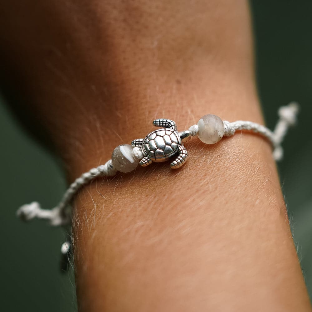 Armband weiß "TURTLE"