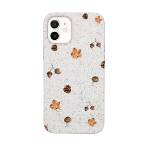 Biologisch abbaubare Handyhülle iPhone 12 mini Autumnseason — kompostierbar — Vorderseite