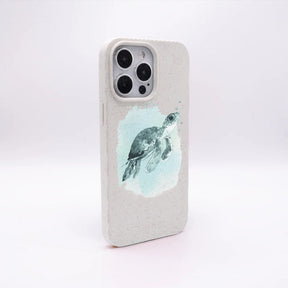 Biologisch abbaubare Handyhülle iPhone 15 Babyturtle — kompostierbar — Rückseite