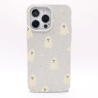 iPhone 16 Hülle - Geist weiß - "LittleGhost" - nachhaltig