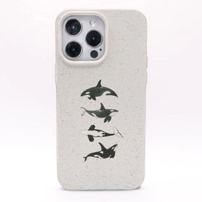 iPhone SE/7/8 Hülle - Orca weiß - "OrcaFamily" - nachhaltig