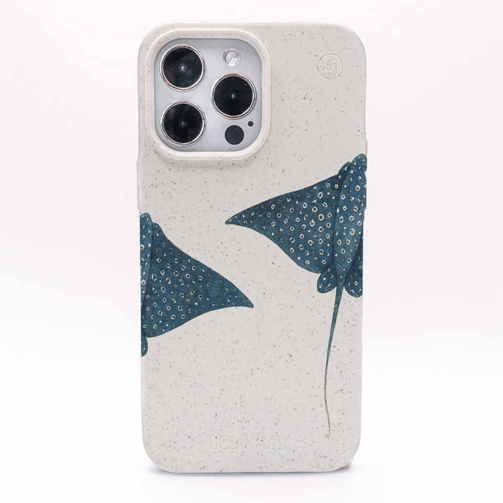 iPhone 17 Hülle - Ray weiß - "RayDance" - nachhaltig